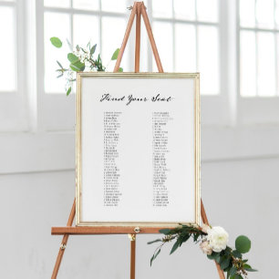 Poster Recheio Anterior Encontre seu Gráfico de Assentos