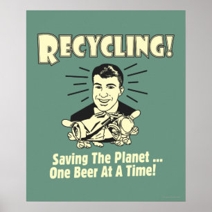 Póster Recicl: Salvar o planeta