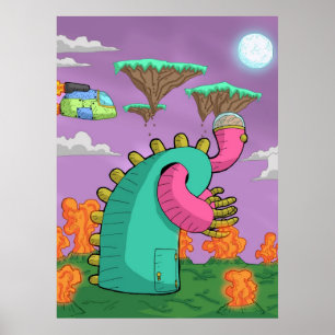 Poster reciclado art