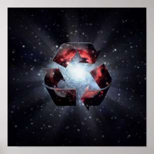 Póster Reciclar (espaço)