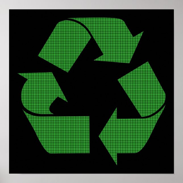 Póster reciclar xadrez (Frente)