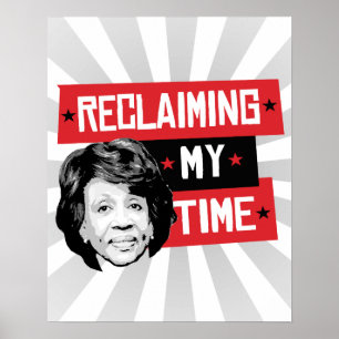 Póster Reclaming meu tempo - águas de Maxine -