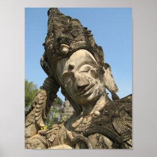 Póster Reclinhando Buda... Nong Khai, Isan, Tailândia