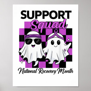 Poster Reco de Vício Mês de Recuperação Nacional do Esqua