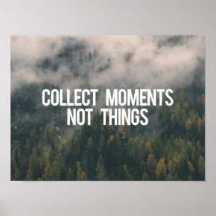 Poster Recolha coisas dos momentos não