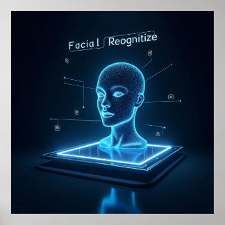 Poster "Reconhecimento facial com base em AI