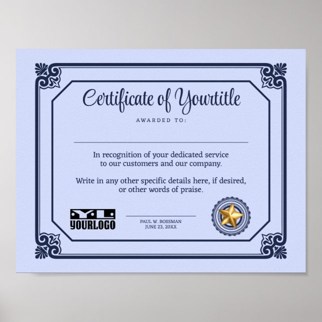 Poster Reconhecimento universal de estudante voluntário p (Frente)