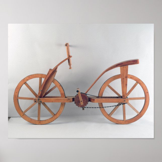 Póster Reconstrução da design da Vinci (Frente)