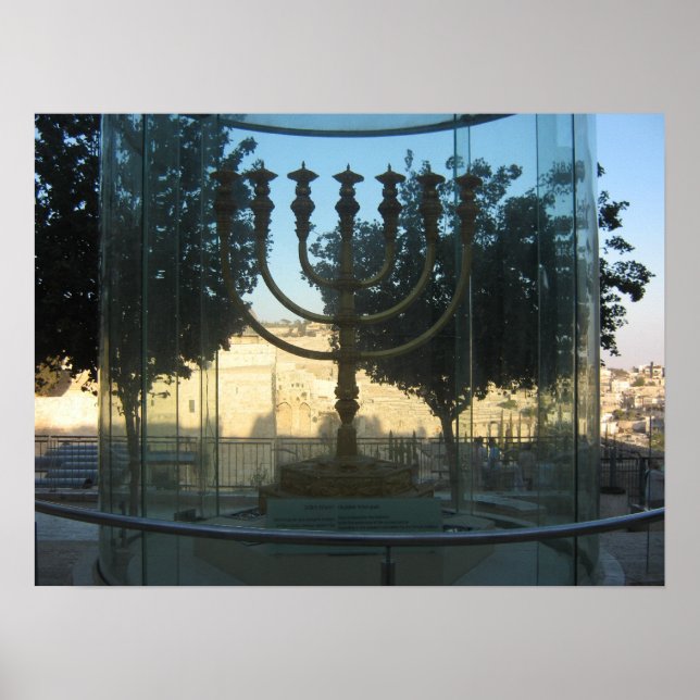 Poster Reconstrução da menorah do templo (Frente)