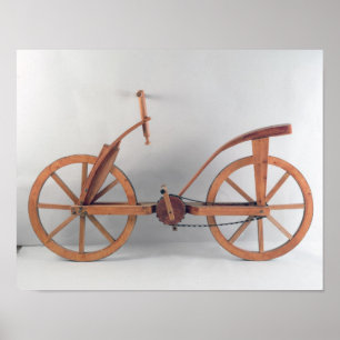 Póster Reconstrução do design de da Vinci