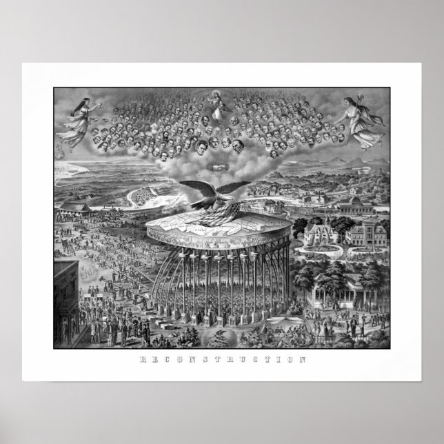 Póster Reconstrução — Era da Guerra Civil (Frente)