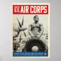 Recrutamento da Vintage American Air Corps