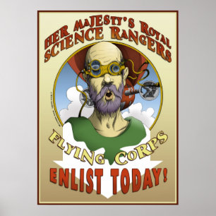 Póster Recrutamento das guardas florestais da ciência