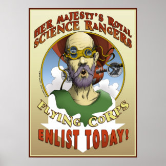 Póster Recrutamento de Rangers Científicos