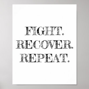 Poster Recuperação de distúrbios Anorexia Sensibilização 