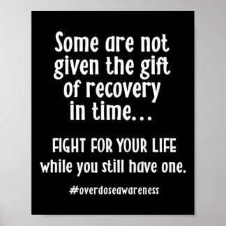 Poster Recuperação de Vício de Consciência de Sobredosage