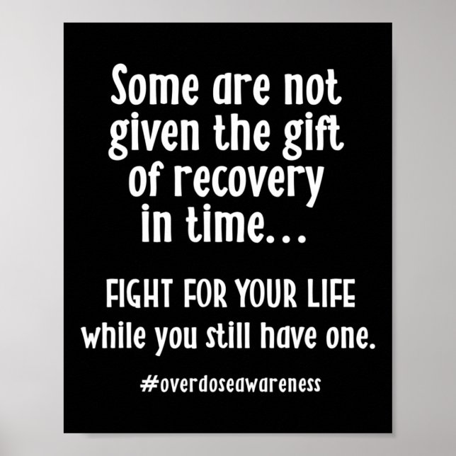 Poster Recuperação de Vício de Consciência de Sobredosage (Frente)