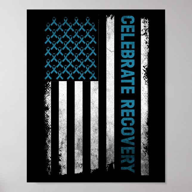 Poster Recuperação do Vício de Álcool Drogado Celebra Rec (Frente)