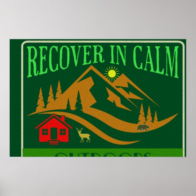 Poster Recuperação em Calma - Exterior (Frente)