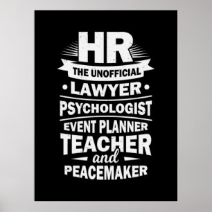 Poster Recursos humanos orgulhosos