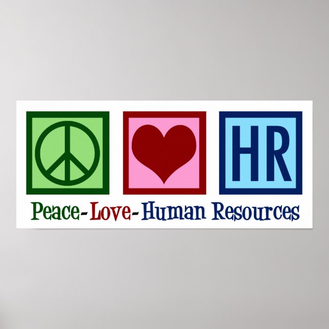 Poster Recursos Humanos Paz Amor HR (Frente)