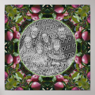 Poster Red Apple Nature Art Frame Crie sua própria foto