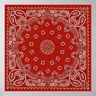 Poster Red Bandana