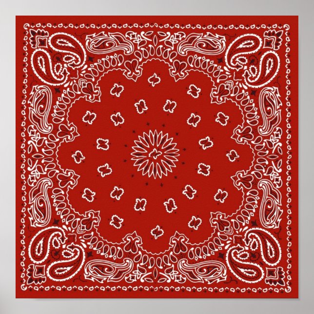 Poster Red Bandana (Frente)