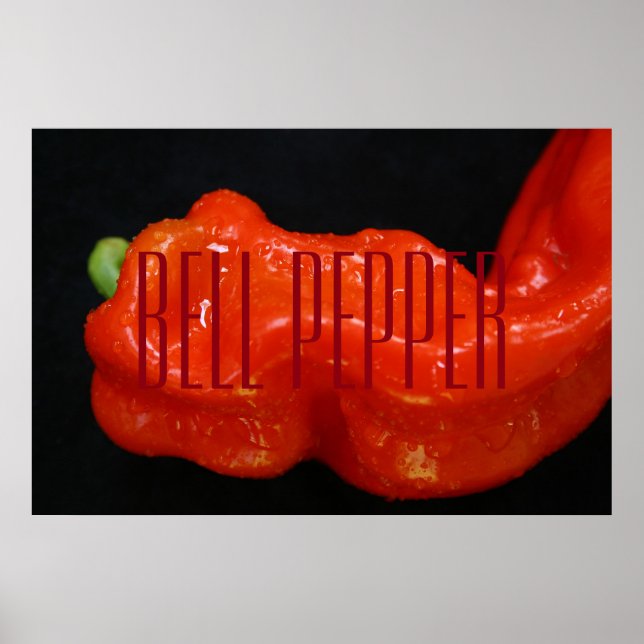 Poster Red Bell Pepper (Frente)