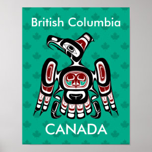 Poster Red Black Kaigani Thunderbird Americano