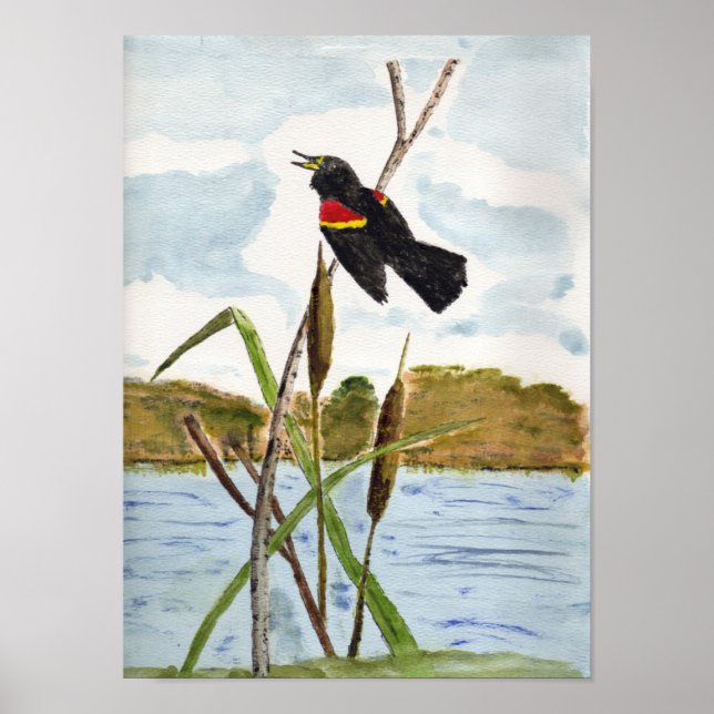 Póster Red Blackbird (Frente)