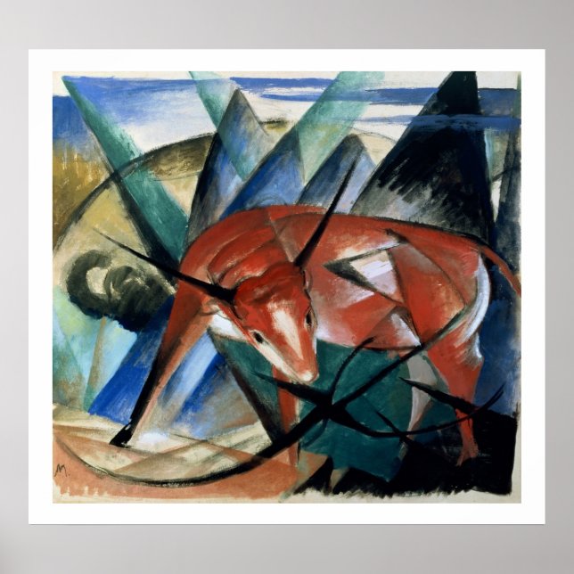 Póster Red Bull (guache no papel) (Frente)