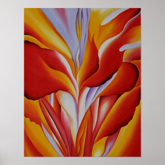 Poster Red Canna