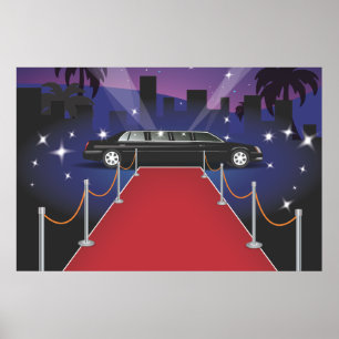 Poster Red Carpet Celebrity Limo