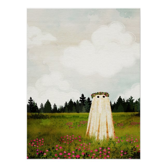 Póster Red Clover Ghost (Frente)