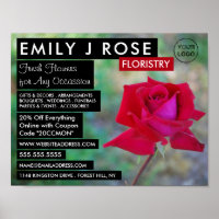 Red Crimson Rosa, Publicidade De Produtos De Flore