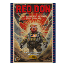 Red Don - Poster de Arte Política Satírica