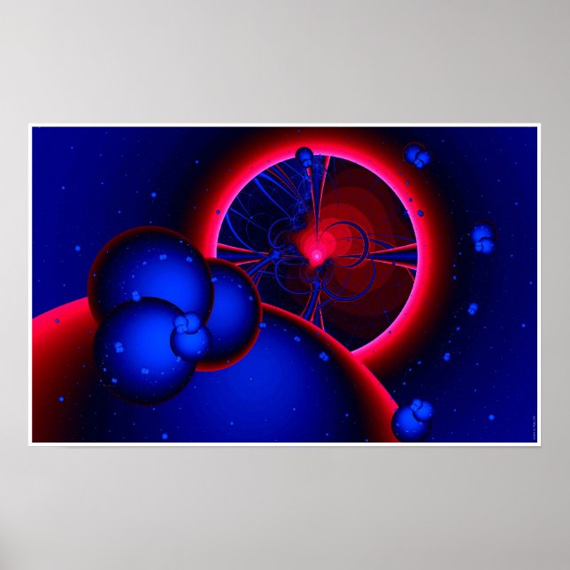 Póster Red Dwarf Eclipse (visto da cinta de asteroides). (Frente)