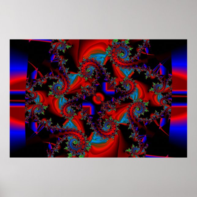 Póster Red e Green do Blue (Frente)