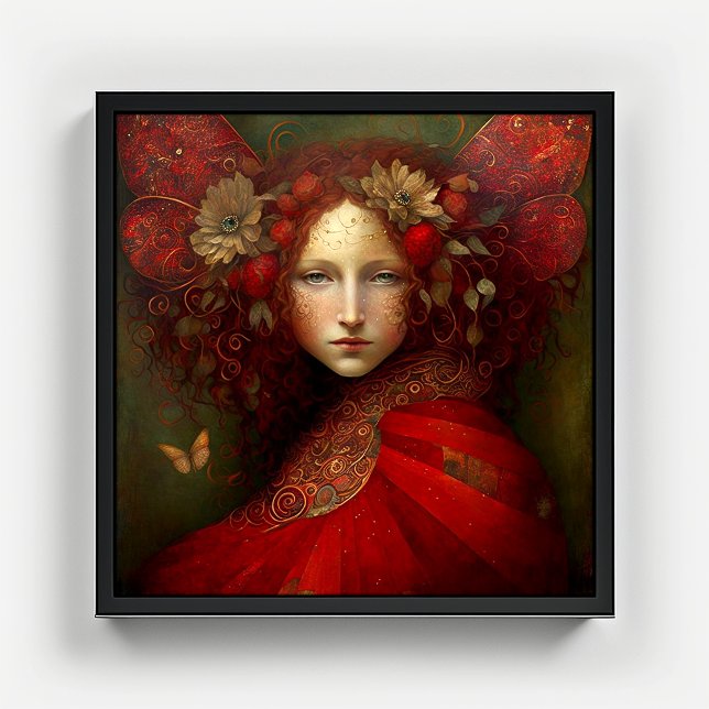 Poster Red Fairy Fantasy Art (Criador carregado)