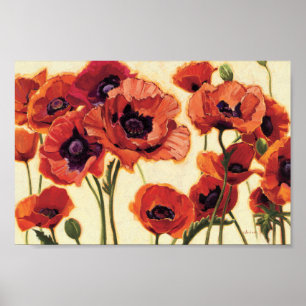 Poster Red Flowers