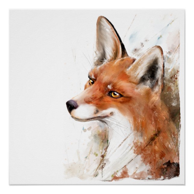 Póster Red Fox Wall Art (Frente)