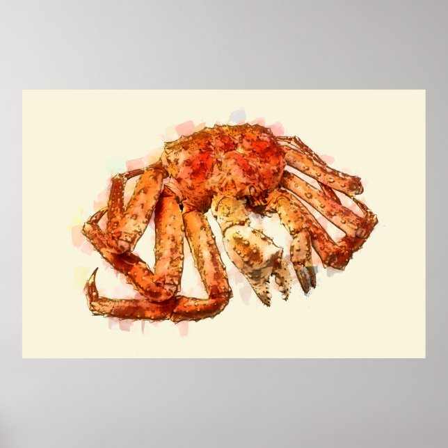 POSTER RED KING CRAB (Frente)