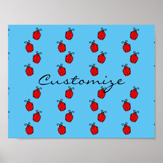 Poster Red Ladybugs Rastreando Thunder_Cove (Frente)