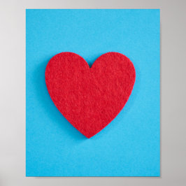Poster Red Love Heart