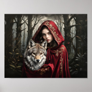 Poster Red Riding Hood e a verdadeira história com o lobo