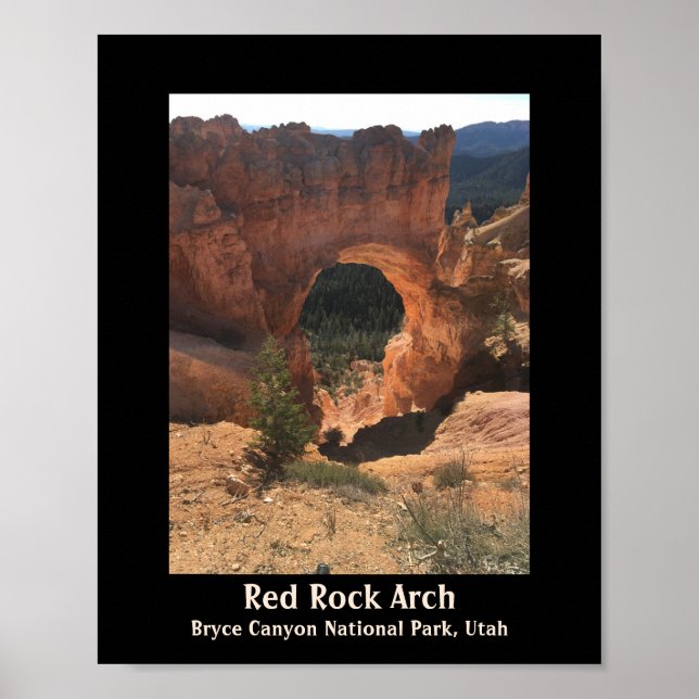 Poster Red Rock Arch Bryce Canyon National Park (Frente)