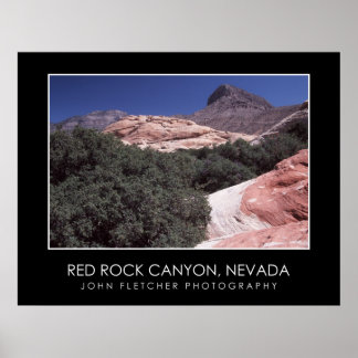 Póster Red Rock Canyon Poster/ Borders