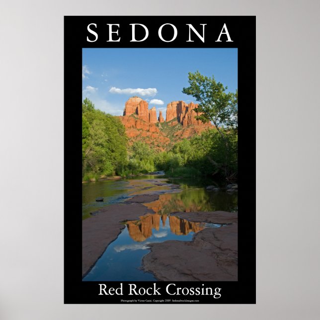 Póster Red Rock Crossing em Sedona 4160 (Frente)