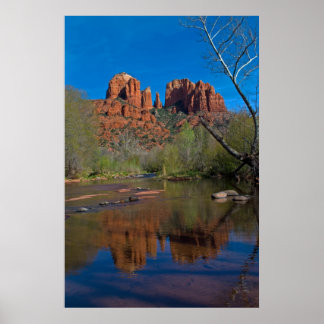 Poster Red Rock Crossing em Sedona Winter 4038